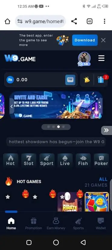 W9 Game  home image